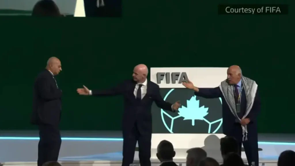 Gianni Infantino Fumbles Attempt to Mediate Israel-Palestine at FIFA Congress