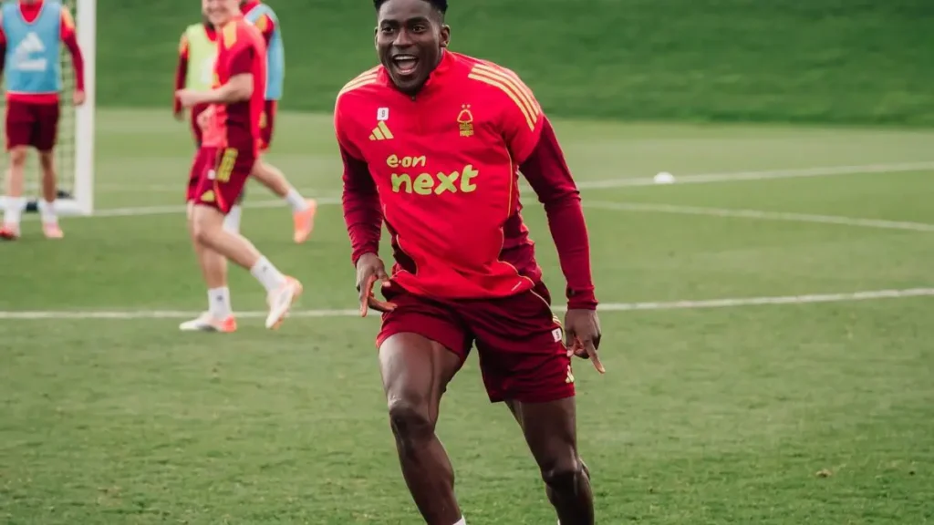 Nottingham Forest Honors Taiwo Awoniyi on His 100th Game for the Club