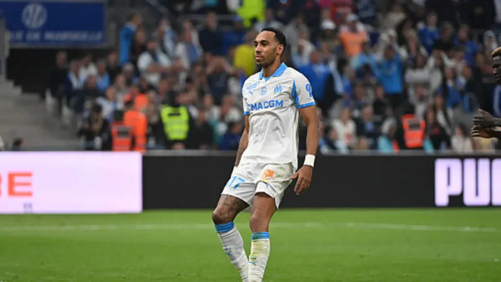 Pierre-Emerick Aubameyang left out of Marseille’s first-team squad