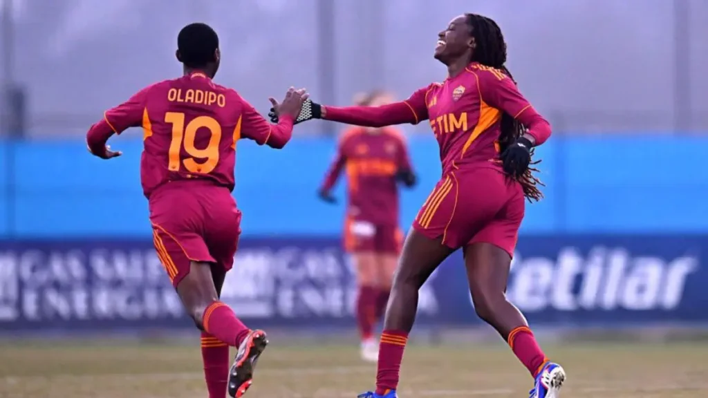 Super Falcons’ Babajide and Oladipo Capture Serie A Femminile Title with AS Roma