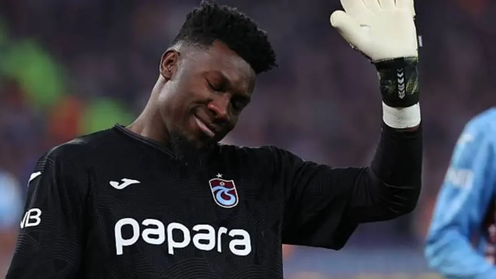 Trabzonspor Loses Andre Onana in Match Against Beşiktaş