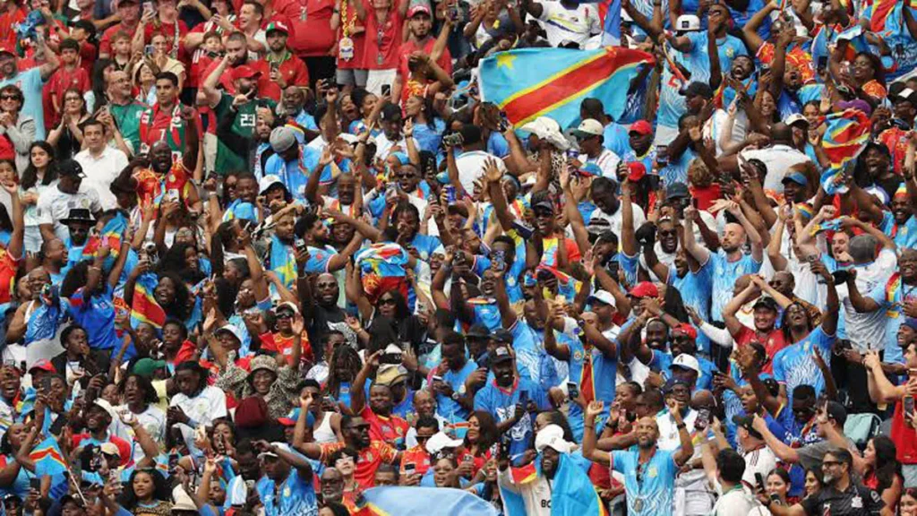 Congo Fans Ignite the Match Against Portugal
