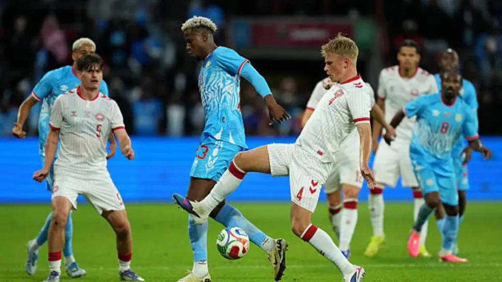 DR Congo and Denmark play to a draw in friendly match