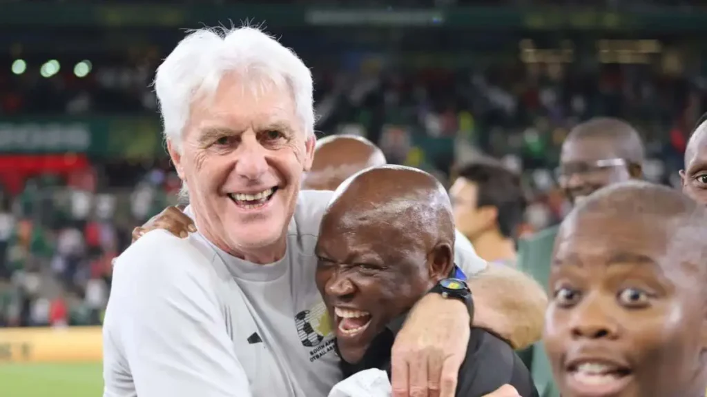 Hugo Broos calls his bond with Bafana Bafana players a father-son relationship