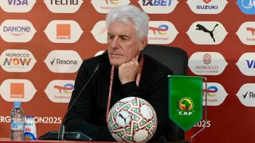 Hugo Broos stands by Bafana Bafana striker Lyle Foster after penalty miss