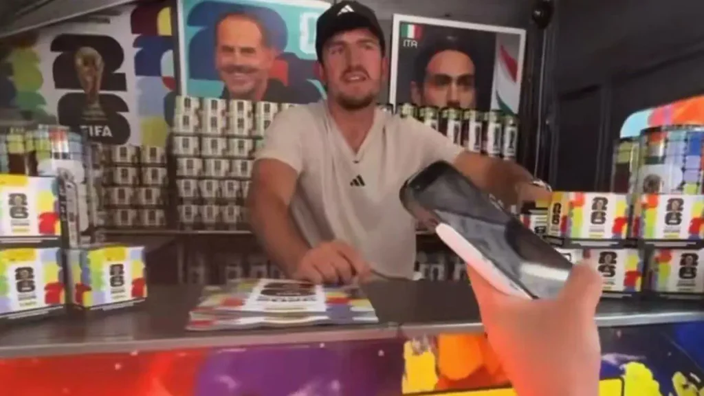 Humbled by World Cup 2026 snub, Maguire sells Panini stickers on New York streets after landing a new job!