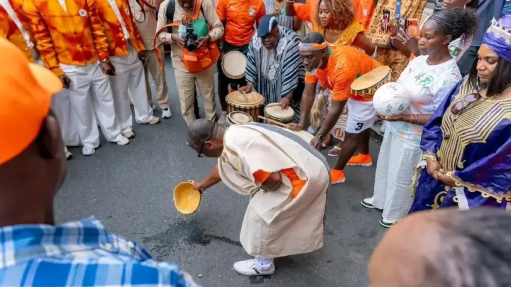 Ivorian Fan Offers Traditional Prayer for Elephants Before 2026 FIFA World Cup