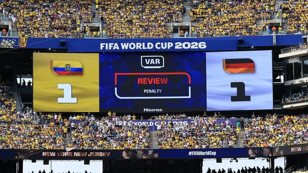 Referee Reverses Penalty Decision for Germany After VAR Review