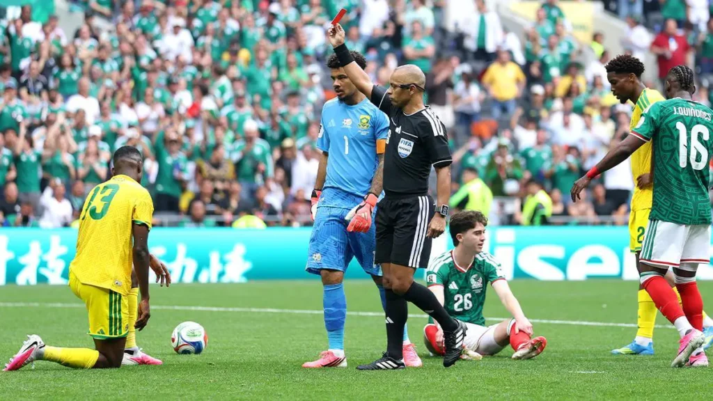 Referee Sends South Africa Player Off for Last-Man Foul