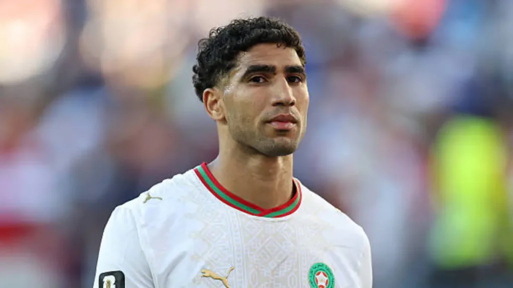 Scottish Fans Target Achraf Hakimi