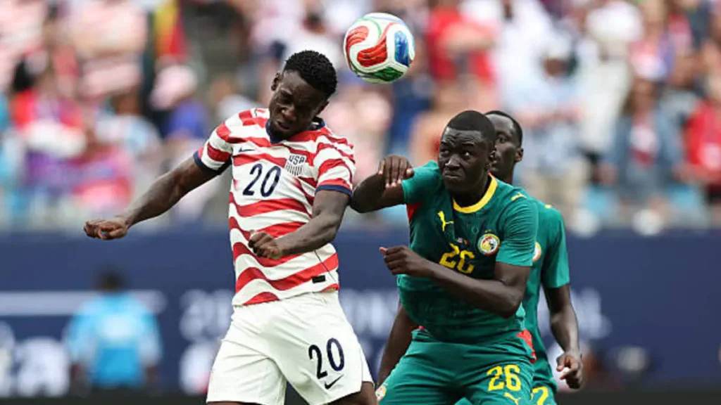 Senegal falls to the United States in a friendly match