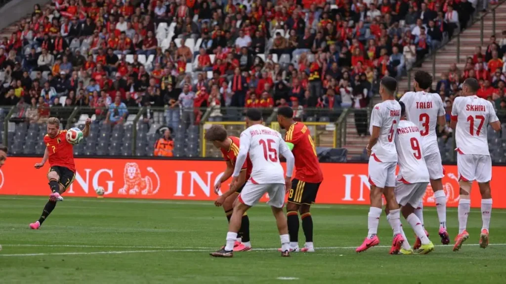 Tunisia Loses 5-0 to Belgium in Final World Cup Warm-Up Match