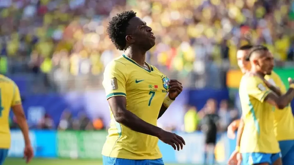 Vinicius Nets Another Goal as Brazil Shines in Consecutive World Cup Matches