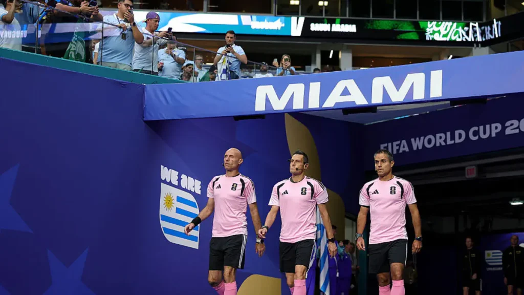 Why did referees wear special kits for Saudi Arabia vs Uruguay? Here’s the reason.