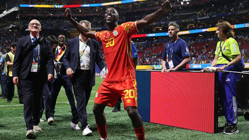 Yoane Wissa becomes a member of an elite group of African goalscorers at the World Cup